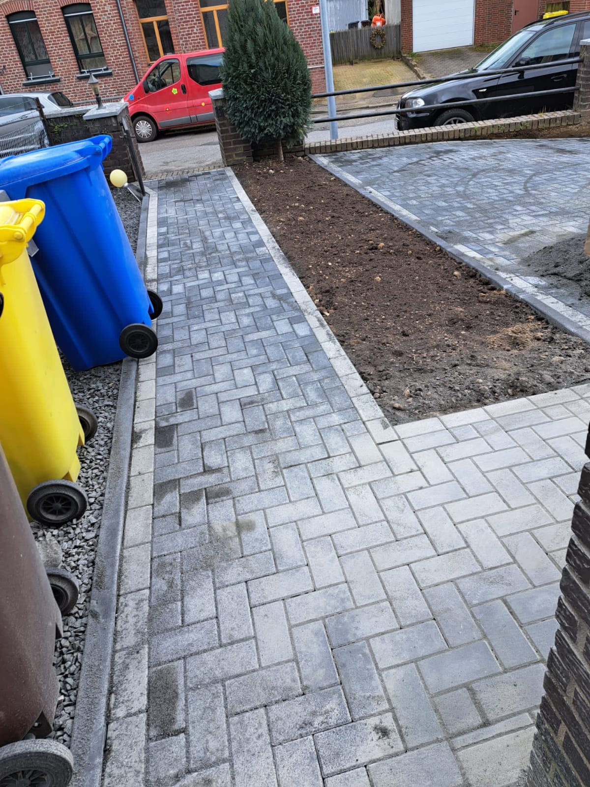 Pflaster Arbeiten